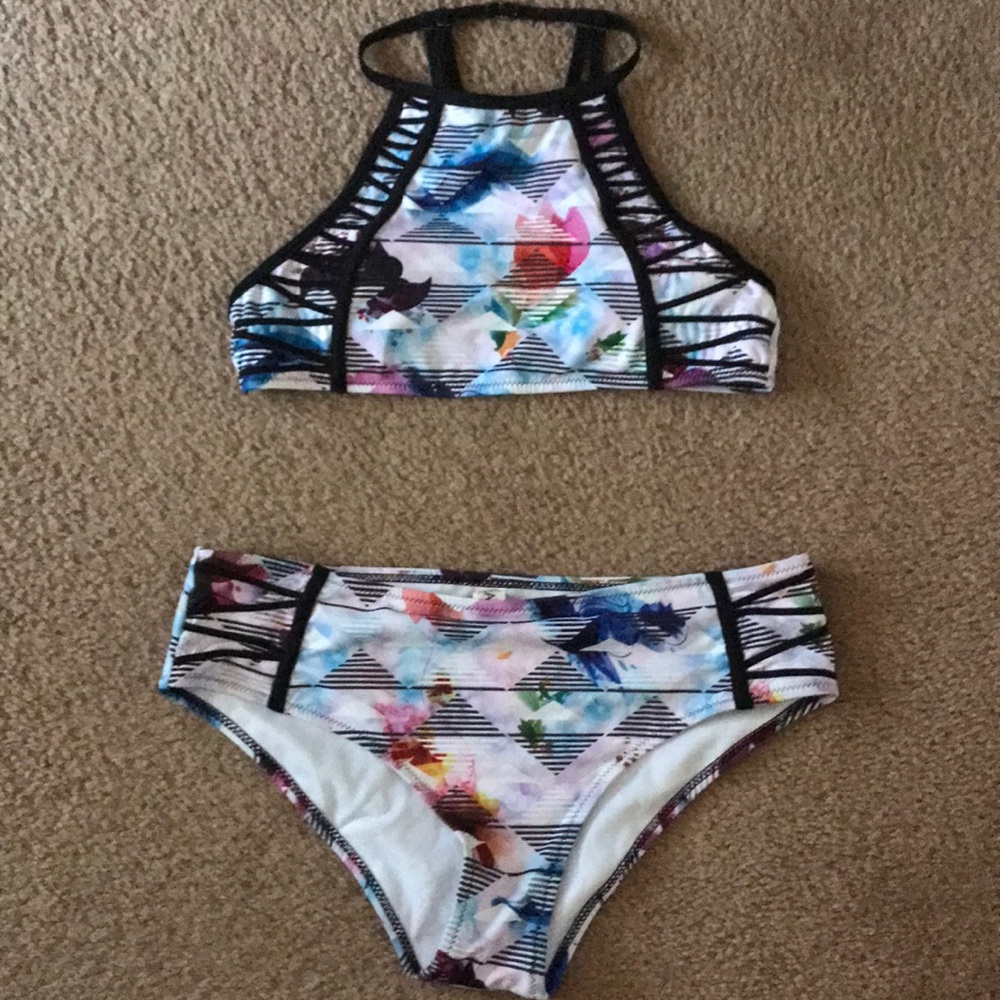High neck bikini!